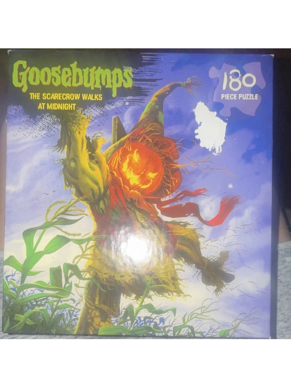Goosebumps The Scarecrow Walks at Midnight 180-Piece Puzzle - Orange & Green